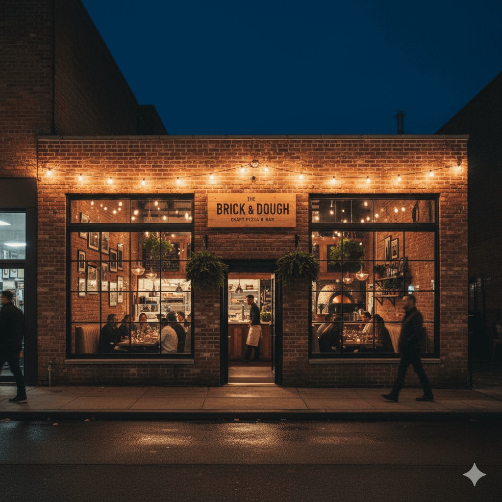 Pessoas sentadas no restaurante